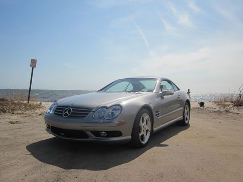 2004 mercedes-benz sl500 convertible with panoramic roof