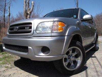 02 toyota sequoia sr5 4wd leather 7passgr clean suv cleartitle!!