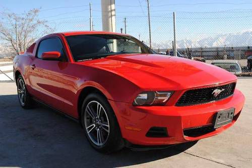 2010 ford mustang v6 coupe damaged rebuilder runs!! leather priced to sell l@@k!