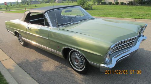 1967 ford galaxie 500 base 6.4l convertible *no reserve*