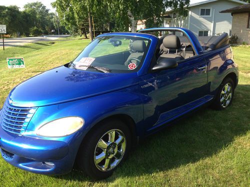 2005 chrysle pt cruiser convertable touring edition with turbo great shape