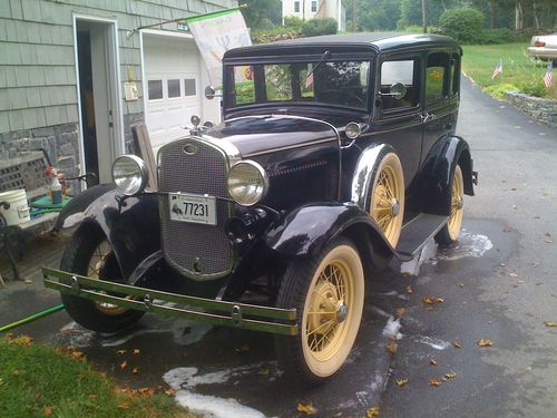 1931 model a slant windshield sedan