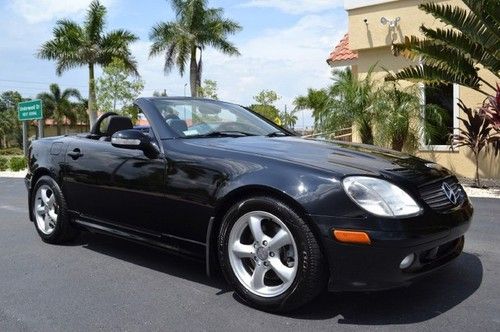 Florida hardtop convertible v6 two tone leather carfax certified 63k serviced