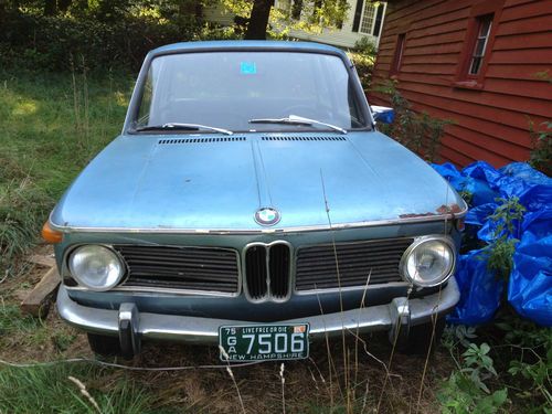 1968 bmw 2002 - early edition - for restoration or original parts - no reserve