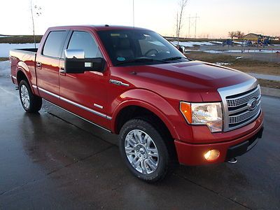 2012 ford f-150 platinum / ecoboost / heated &amp; cooled leather / 4x4 / warranty
