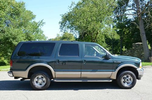 2002 ford excursion limited 4x4 7.3l diesel one owner clean carfax rear airbags