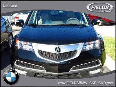 2010 acura mdx tech package navigation black on black/ clean carfax