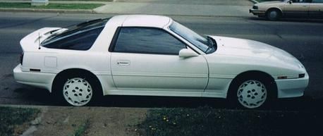 1989 toyota supra hatchback 2-door -- white