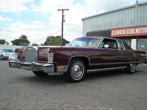 1977 lincoln continental towne coupe 31k actual miles