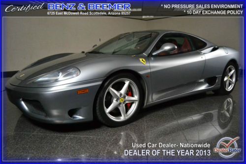 Ferrari red leather 360 10k miles low reserve