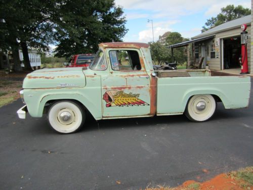 1959 ford f100 shop truck / rat rod 5.0 with air bags