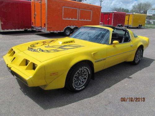 Beautiful yellow 79 trans am t-top automatic running condition