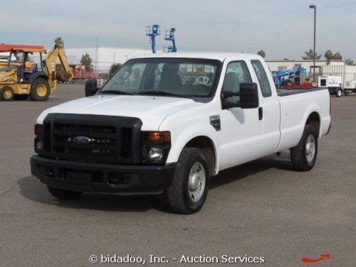 2008 ford f250 extended cab pickup truck 5.4l v8 a/t cold a/c 8&#039; bed
