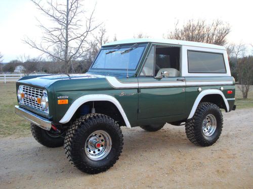 1970 ford bronco restored v8 lifted, 4wd, no reserve, convertible