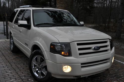 2008 expedition limited.no reserve.leather/navi/moon/heat/cool/tow/pfold/rebuilt