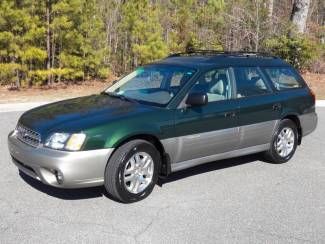 Subaru : 2003 outback wagon 5-speed awd leather records 1-owner clean carfax