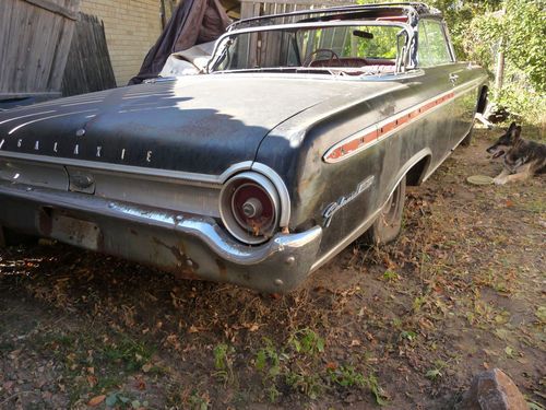 1962 ford galaxie xl 500,  black-red interior,  convertible  restoration project