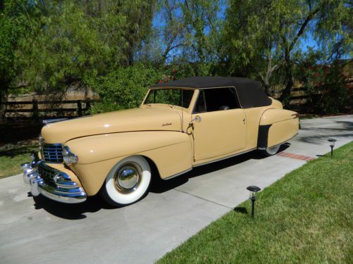 Lincoln continental convertible,  multiple show winner, including ccca winner