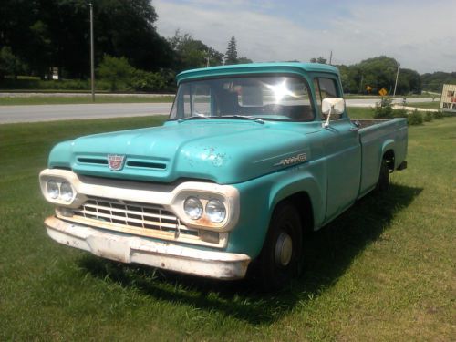 1960 ford f-250. non running condition. classic. vintage.