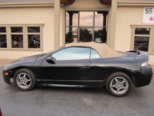 1999 mitsubishi eclipse gst spyder convertible leather 5-speed chrome wheels