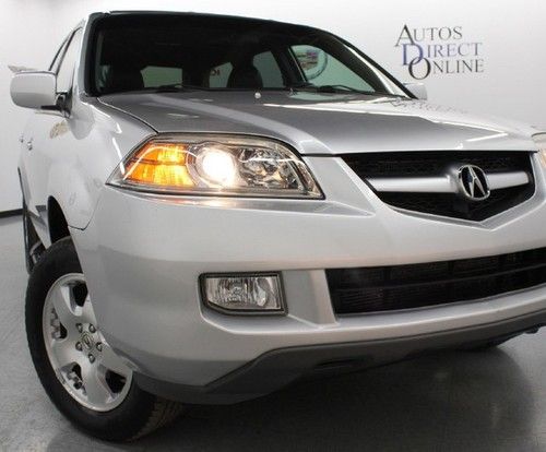 We finance 2006 acura mdx 4wd clean carfax 3rows htdsts/mrrs warranty lthr mroof