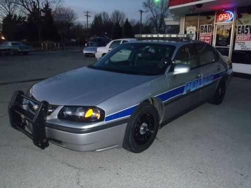 2005 chevrolet impala 9c1 police sedan 3.8l v6 emergency equipped