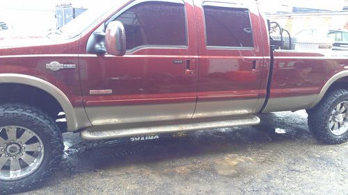 2005 ford f-350, king ranch, 4x4, quad cab, long bed.