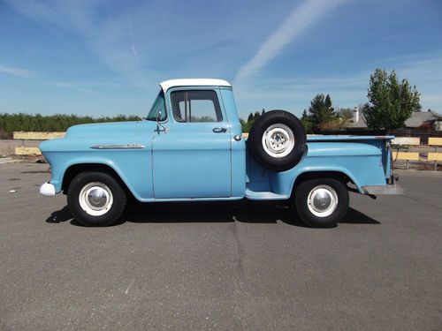 1956 chevy 3100 shortbed stepside pickup