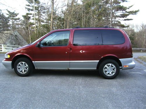 1998 mercury villager gs loaded runs well very clean no reserve short auction!!!