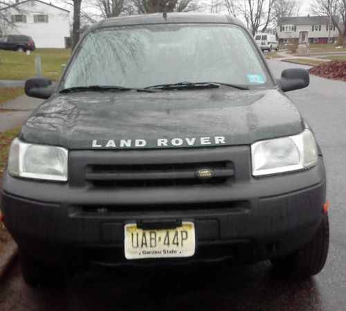 2002 land rover freelander suv- no reserve