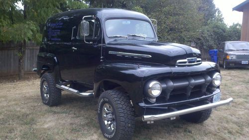 1952 f1 ford panel,grave digger,sedan delivery,4x4 high boy 428 fe