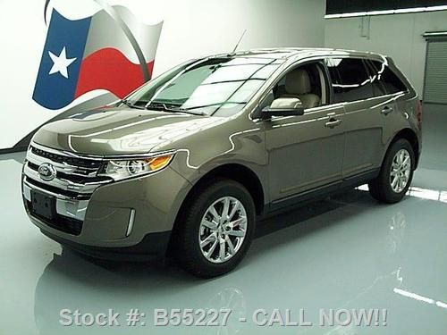 2013 ford edge limited rear cam htd leather 18's 2k mi texas direct auto