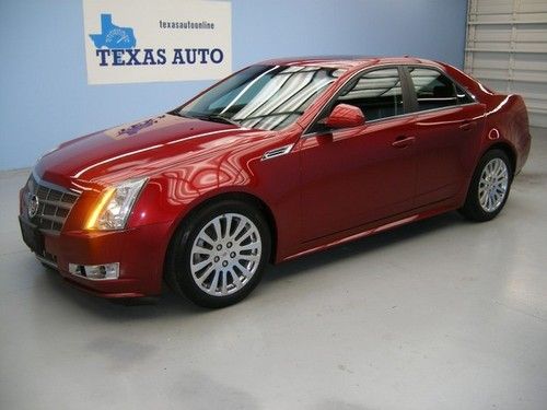 We finance!!!  2010 cadillac cts premium collection awd auto pano roof nav 1 own