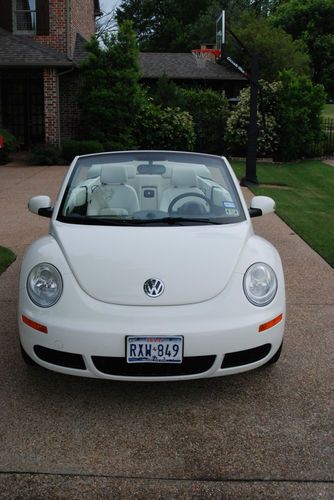2007 vw beetle triple white edition