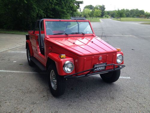1973 vw thing, california style, removable hardtop only 4000 miles since restora