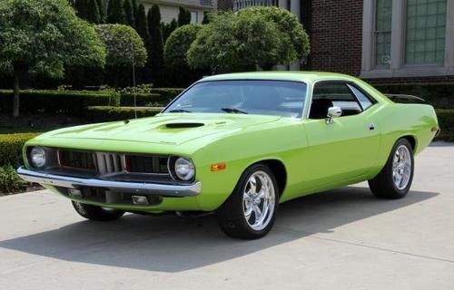 1973 plymouth cuda 360 hot sublime gorgeous muscle car