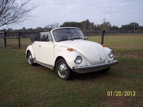 1978 vw beetle karman classic convertible