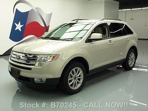 2007 ford edge sel 3.5l v6 heated leather only 52k mi texas direct auto