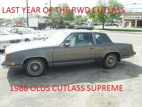 1988 oldsmobile cutlass supreme classic 40k original miles ** no reserve**
