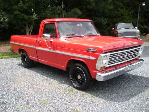 1967 ford f100 shortbed truck !! very nice . 360v8 manual