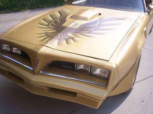 1978 gold trans am y88 4 speed - restored - rare!