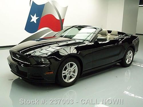 2013 ford mustang convertible v6 automatic xenons 18k! texas direct auto