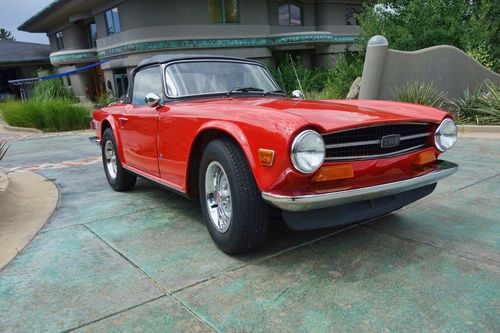 Professionally restored 1974 triumph tr6 irs with electric overdrive