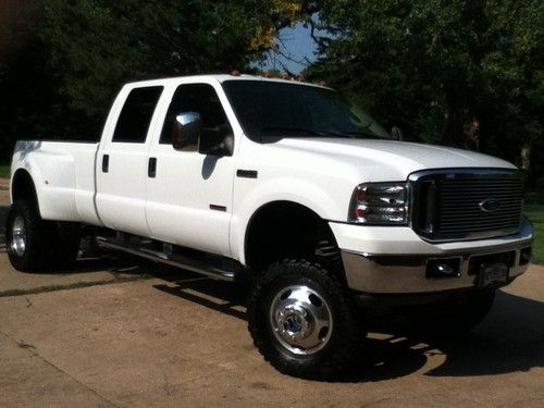 2007 ford f350 dually 4wd crew cab lb fx4 off road diesel &amp; 4" inch lift