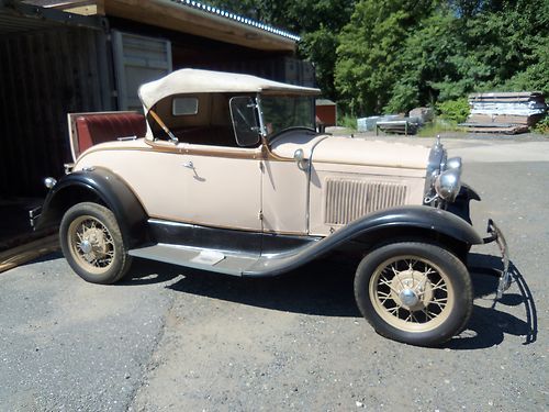 1929 ford model a convertible coupe rumble seat