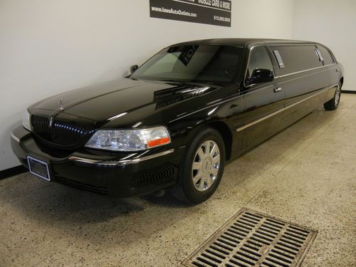 2003 lincoln 100" krystal stretch limousine loaded dvd carbon fiber chrome limo