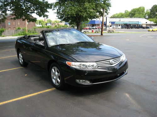 2002 toyota solara sle convertible, only 93k no reserve!