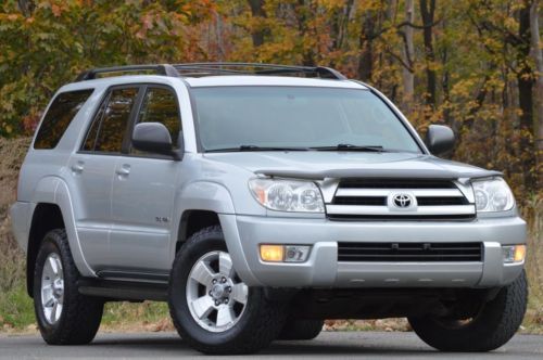 2004 toyota 4runner sr5 4x4 4.0l v6 loaded sunroof one owner clean carfax nice!