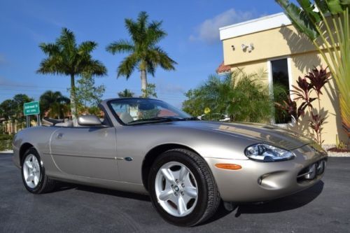 Xk8 convertible florida one owner 35k miles carfax cert leather just serviced