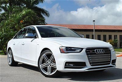 2013 s4 quattro s-tronic - bang&amp;oulfsen sound - navi - only 4,300 miles -florida